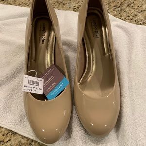 Payless Women’s Heels. Brand new. Size 9.5 Wide. Nude color.